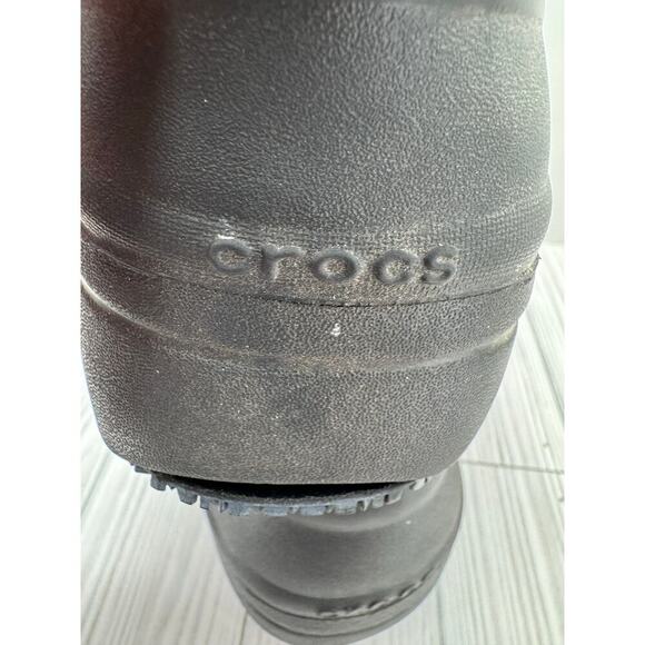 Crocs Dual Comfort  Lock Slip-Resistant Clog Women's 9 Black Work Shoe Comfort‎ - Picture 5 of 8